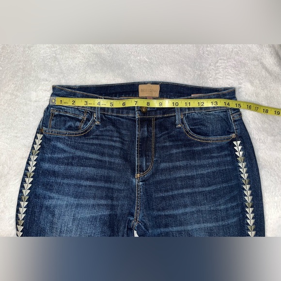 DRIFTWOOD Marilyn Jeans Chevron Embroidery Sz 28 - Picture 7 of 11